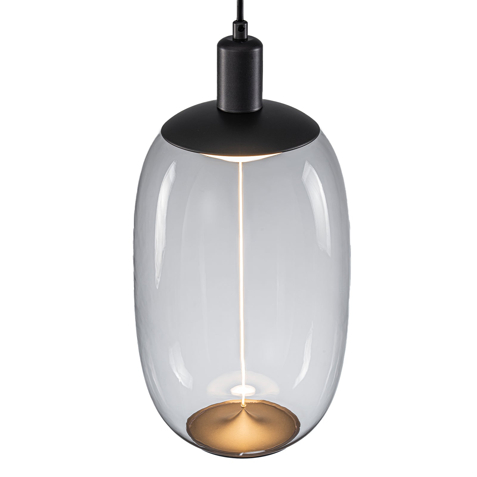 10-Watt 1-Light Modern Dimmable Integrated LED Pendant Light with Drum Shade for Kitchen Island