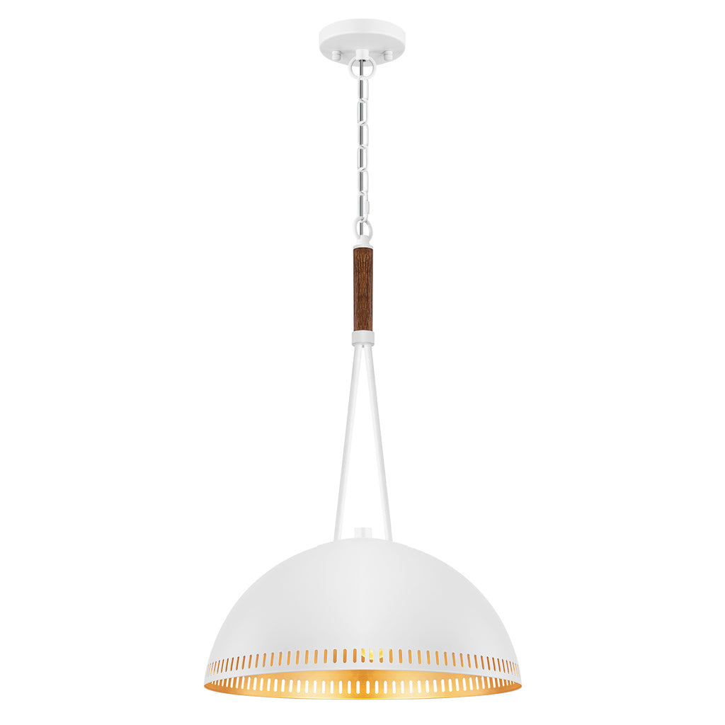 15.75 in. 3-Light Vintage Industrial Metal Dome Pendant Light Chandelier with Iron Shade for Kitchen, Dining