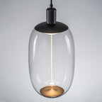 10-Watt 1-Light Modern Dimmable Integrated LED Pendant Light with Drum Shade for Kitchen Island