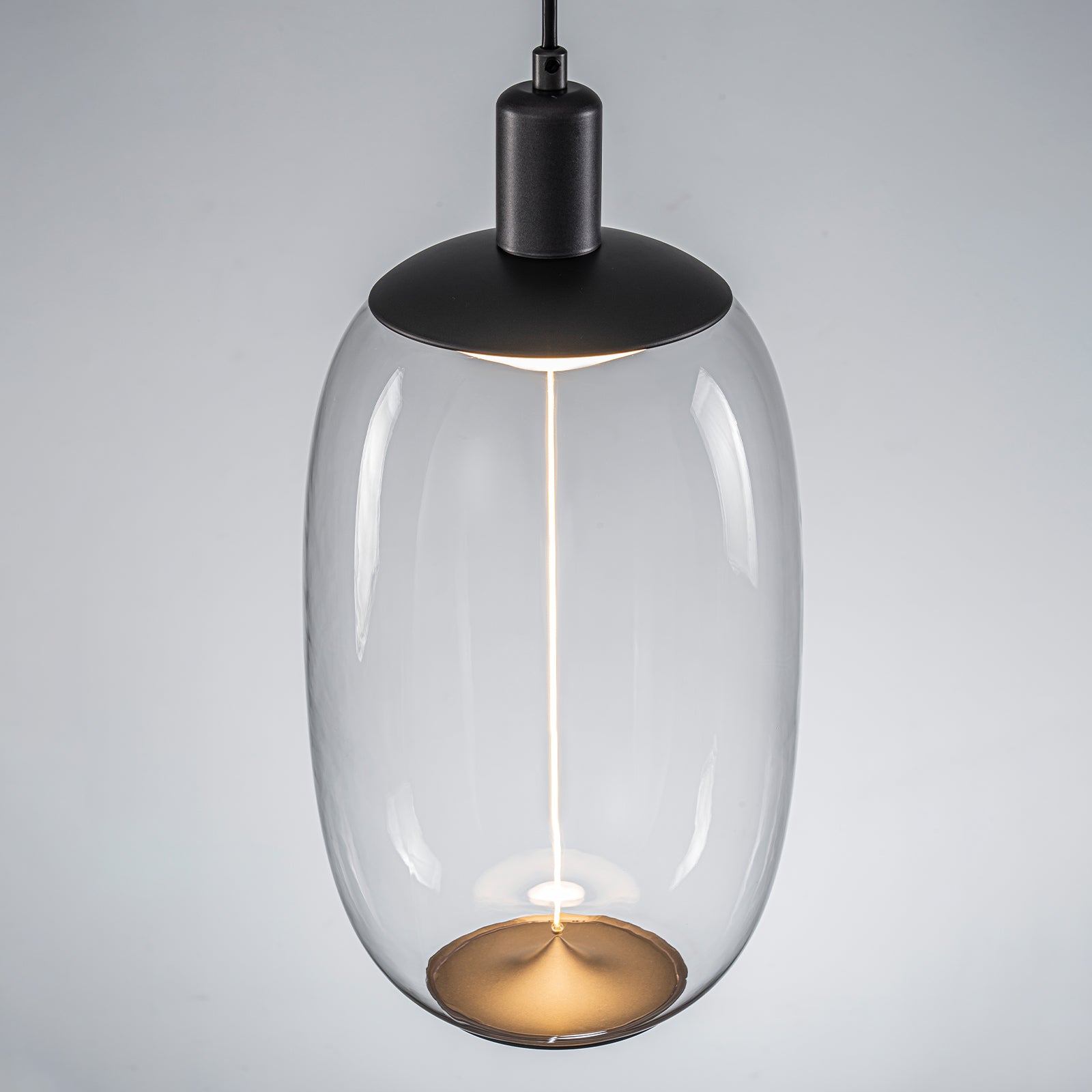 10-Watt 1-Light Modern Dimmable Integrated LED Pendant Light with Drum Shade for Kitchen Island