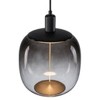 10-Watt 1-Light Modern Dimmable Integrated LED Pendant Light with Drum Shade for Kitchen Island