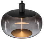 10-Watt 1-Light Modern Dimmable Integrated LED Pendant Light with Drum Shade for Kitchen Island