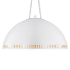15.75 in. 3-Light Vintage Industrial Metal Dome Pendant Light Chandelier with Iron Shade for Kitchen, Dining
