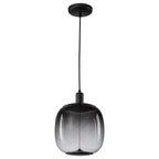 10-Watt 1-Light Modern Dimmable Integrated LED Pendant Light with Drum Shade for Kitchen Island
