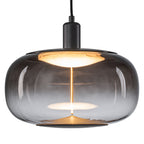 10-Watt 1-Light Modern Dimmable Integrated LED Pendant Light with Drum Shade for Kitchen Island