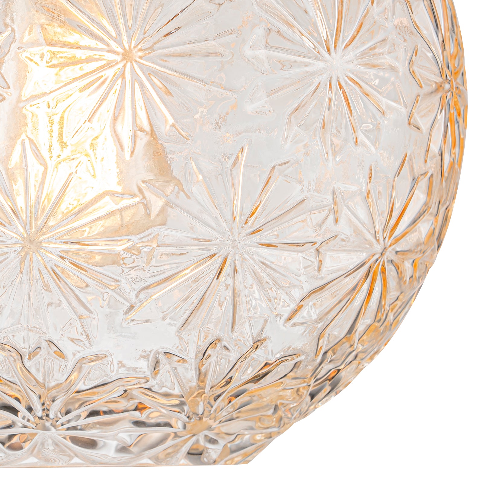 9.84 in. 1-Light Modern Chrome Island Pendant Light with Globe Glass Shade for Dining, Kitchen Island