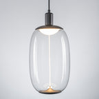 10-Watt 1-Light Modern Dimmable Integrated LED Pendant Light with Drum Shade for Kitchen Island