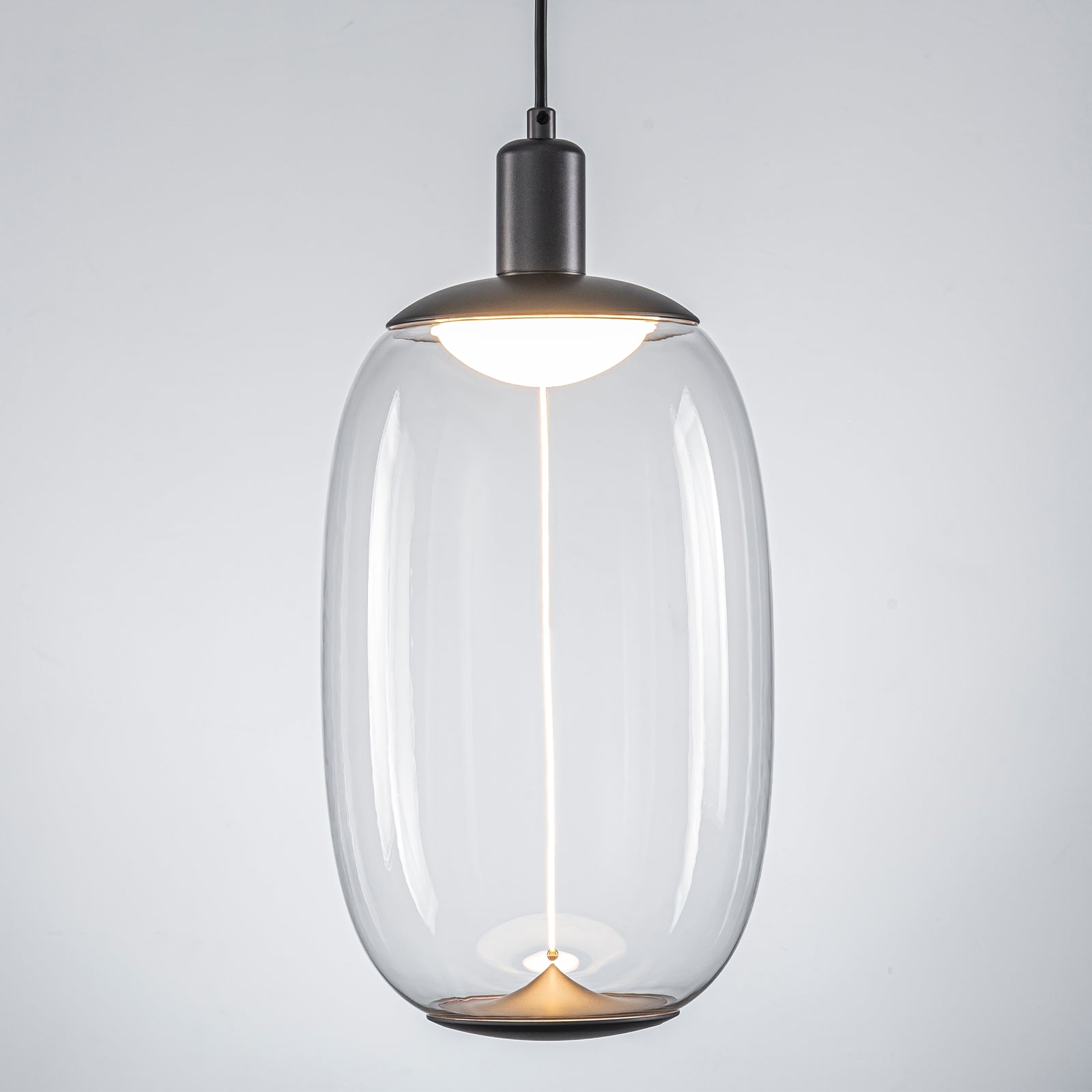 10-Watt 1-Light Modern Dimmable Integrated LED Pendant Light with Drum Shade for Kitchen Island
