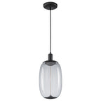 10-Watt 1-Light Modern Dimmable Integrated LED Pendant Light with Drum Shade for Kitchen Island