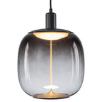 10-Watt 1-Light Modern Dimmable Integrated LED Pendant Light with Drum Shade for Kitchen Island