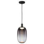 10-Watt 1-Light Modern Dimmable Integrated LED Pendant Light with Drum Shade for Kitchen Island