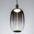 10-Watt 1-Light Modern Dimmable Integrated LED Pendant Light with Drum Shade for Kitchen Island