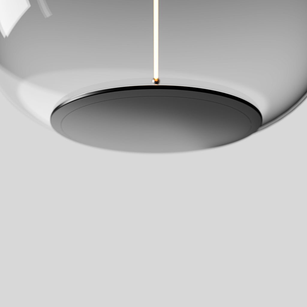 10-Watt 1-Light Modern Dimmable Integrated LED Pendant Light with Drum Shade for Kitchen Island