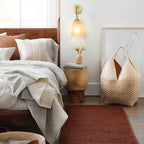 6 in. 1-Light Modern Brass Wall Sconce with Bell Frosted Glass Shade for Bedroom, Living Room, Hallway