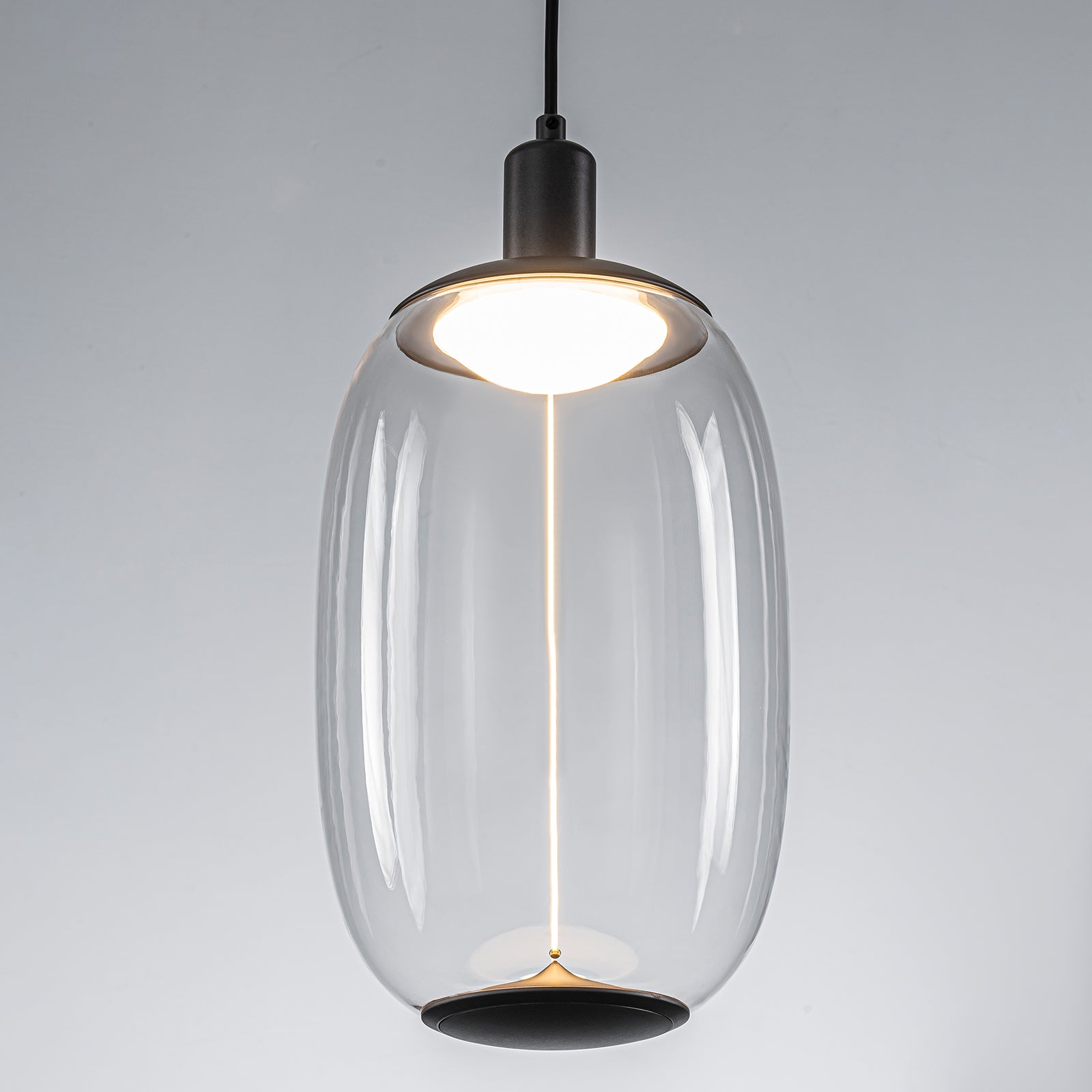 10-Watt 1-Light Modern Dimmable Integrated LED Pendant Light with Drum Shade for Kitchen Island