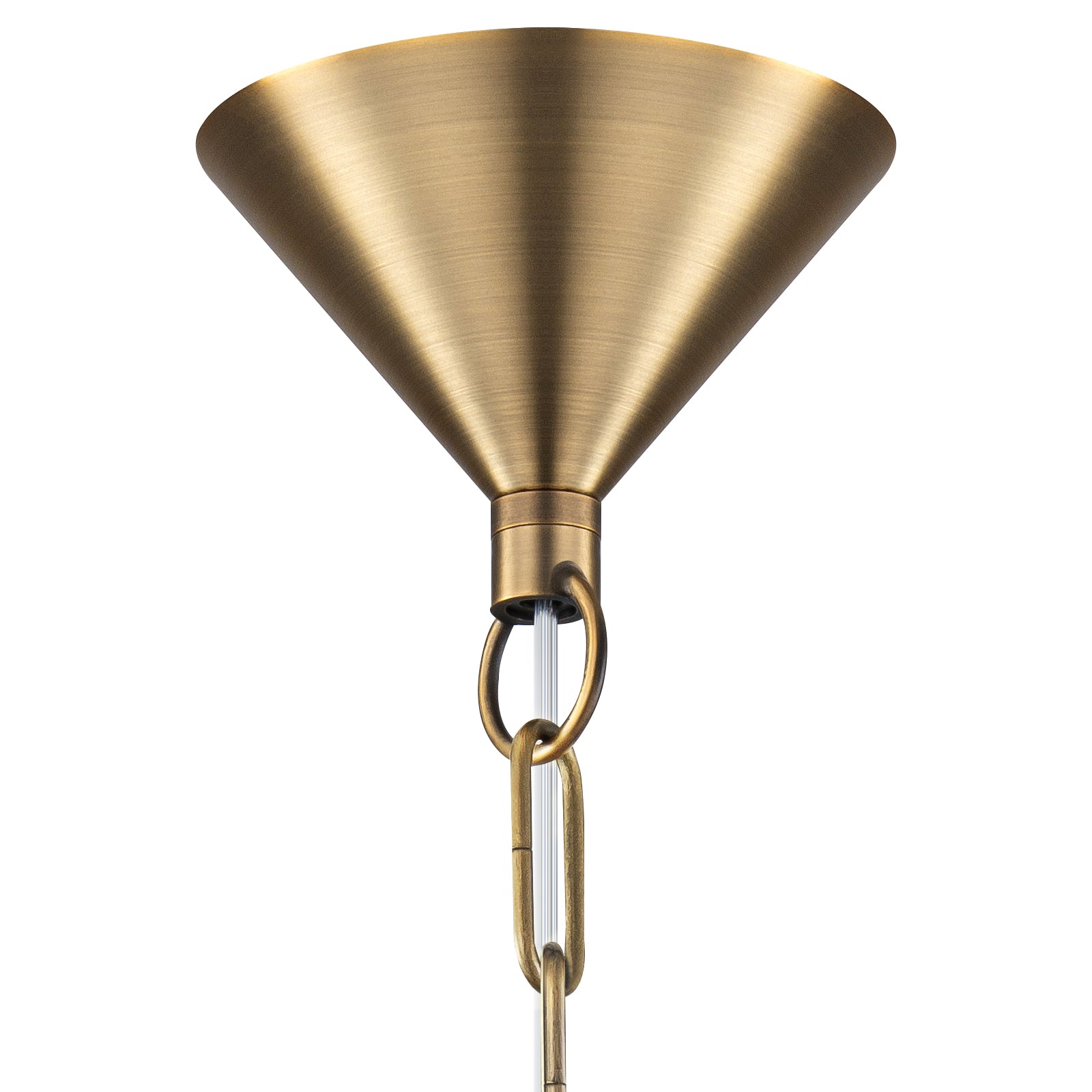 14.76 in. 60-Watt 1-Light Vintage Bronze Island Pendant Light with Cone Iron Shade for Kitchen, Dining Room