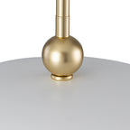 3-Light Gold Iron Semi-Domed Shape Pendant Light with Matte White Metal Shade Hollow Out Design for Living Room