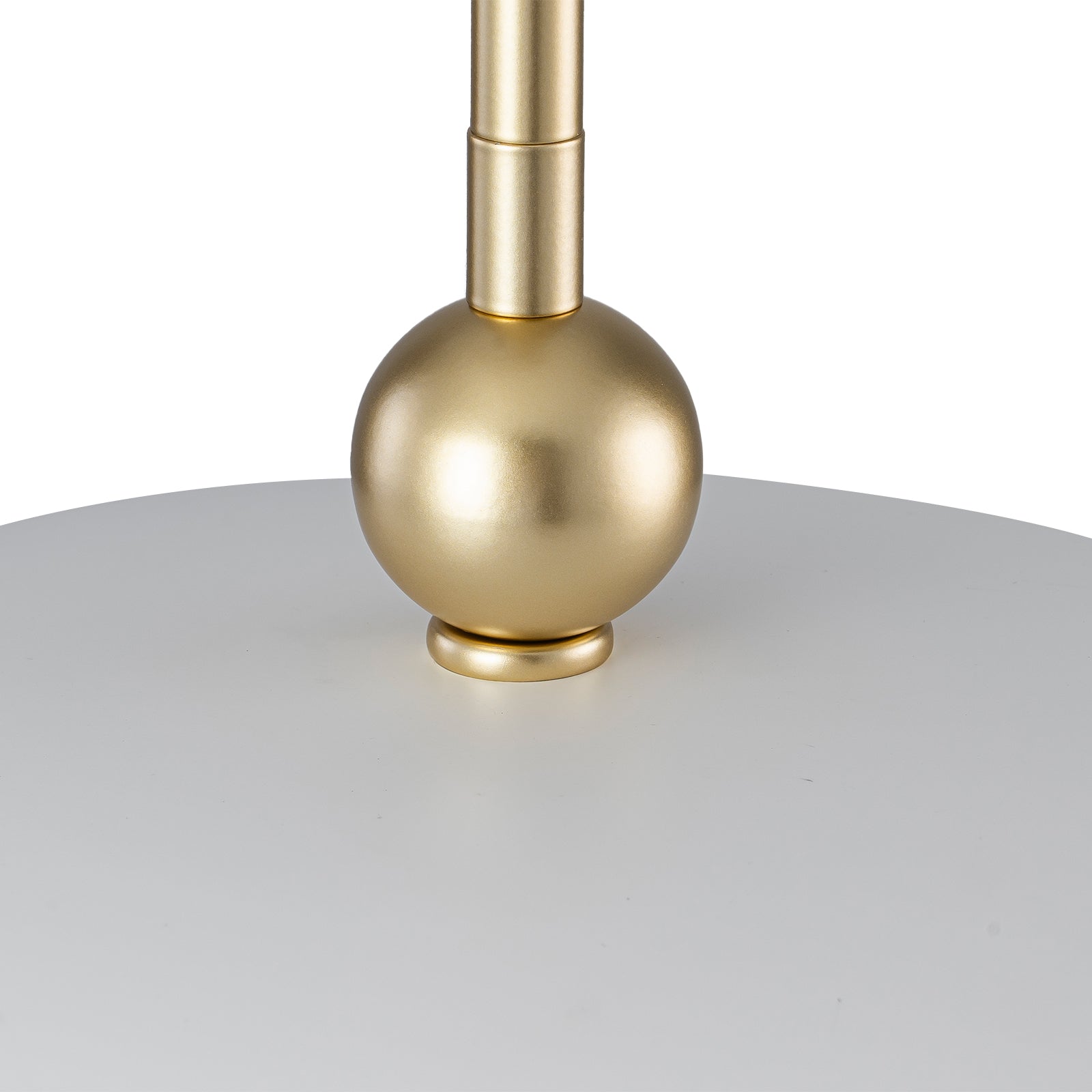 3-Light Gold Iron Semi-Domed Shape Pendant Light with Matte White Metal Shade Hollow Out Design for Living Room