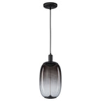 10-Watt 1-Light Modern Dimmable Integrated LED Pendant Light with Drum Shade for Kitchen Island