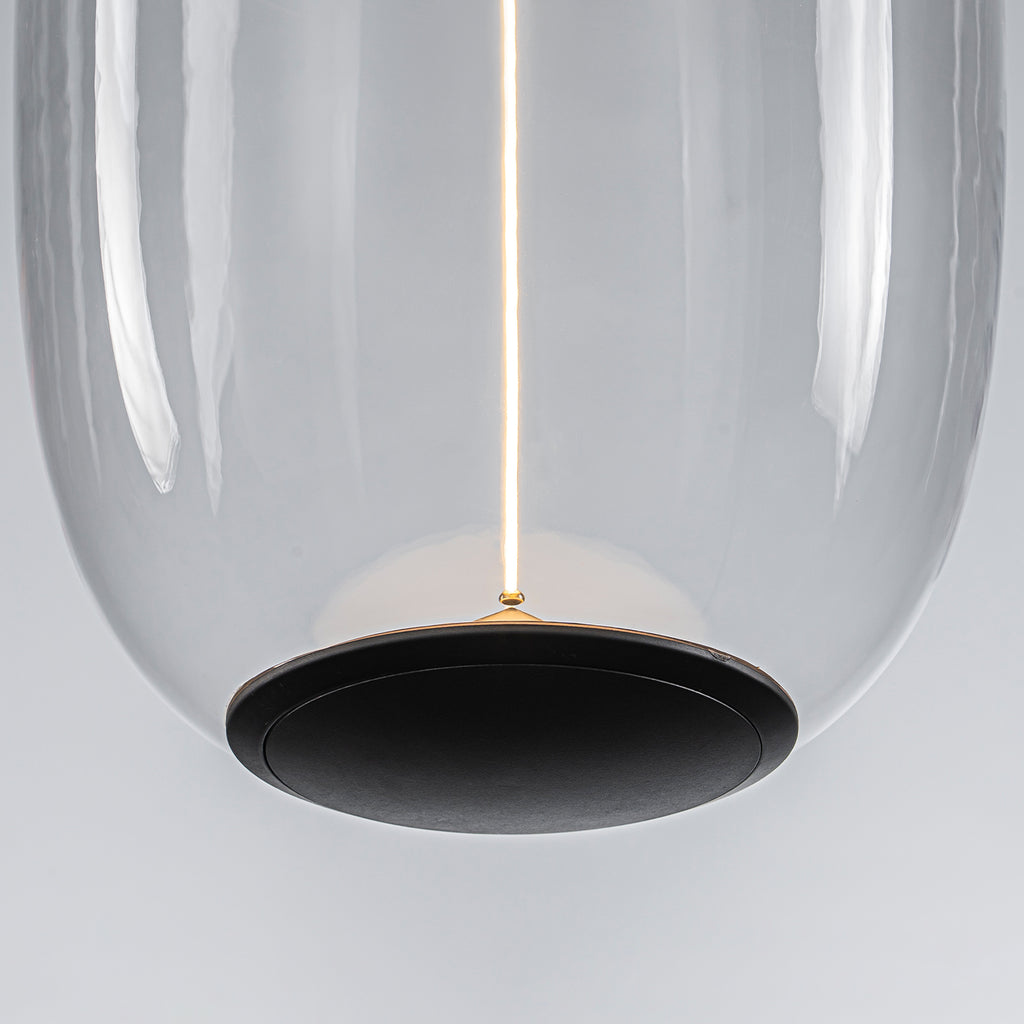 10-Watt 1-Light Modern Dimmable Integrated LED Pendant Light with Drum Shade for Kitchen Island