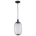 10-Watt 1-Light Modern Dimmable Integrated LED Pendant Light with Drum Shade for Kitchen Island