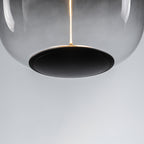 10-Watt 1-Light Modern Dimmable Integrated LED Pendant Light with Drum Shade for Kitchen Island