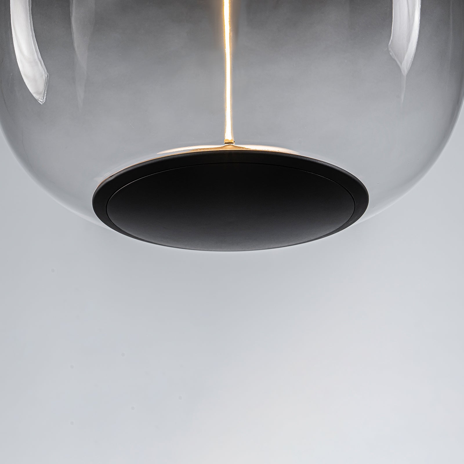 10-Watt 1-Light Modern Dimmable Integrated LED Pendant Light with Drum Shade for Kitchen Island