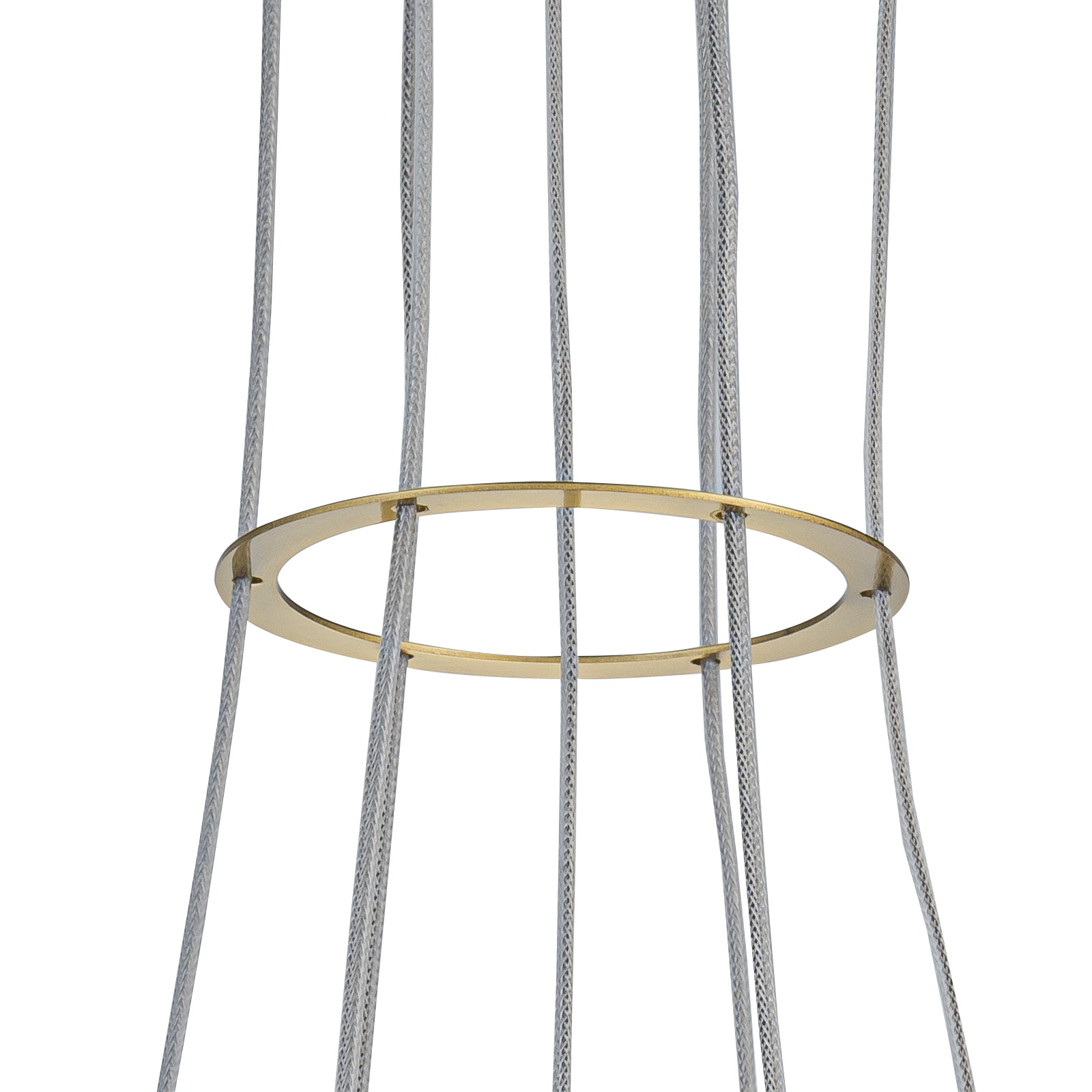 7-Light Modern Gold Sputnik Cluster LED Chandelier with Clear Globe Shades for Living Room