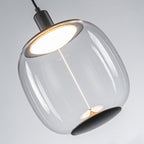 10-Watt 1-Light Modern Dimmable Integrated LED Pendant Light with Drum Shade for Kitchen Island
