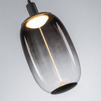10-Watt 1-Light Modern Dimmable Integrated LED Pendant Light with Drum Shade for Kitchen Island