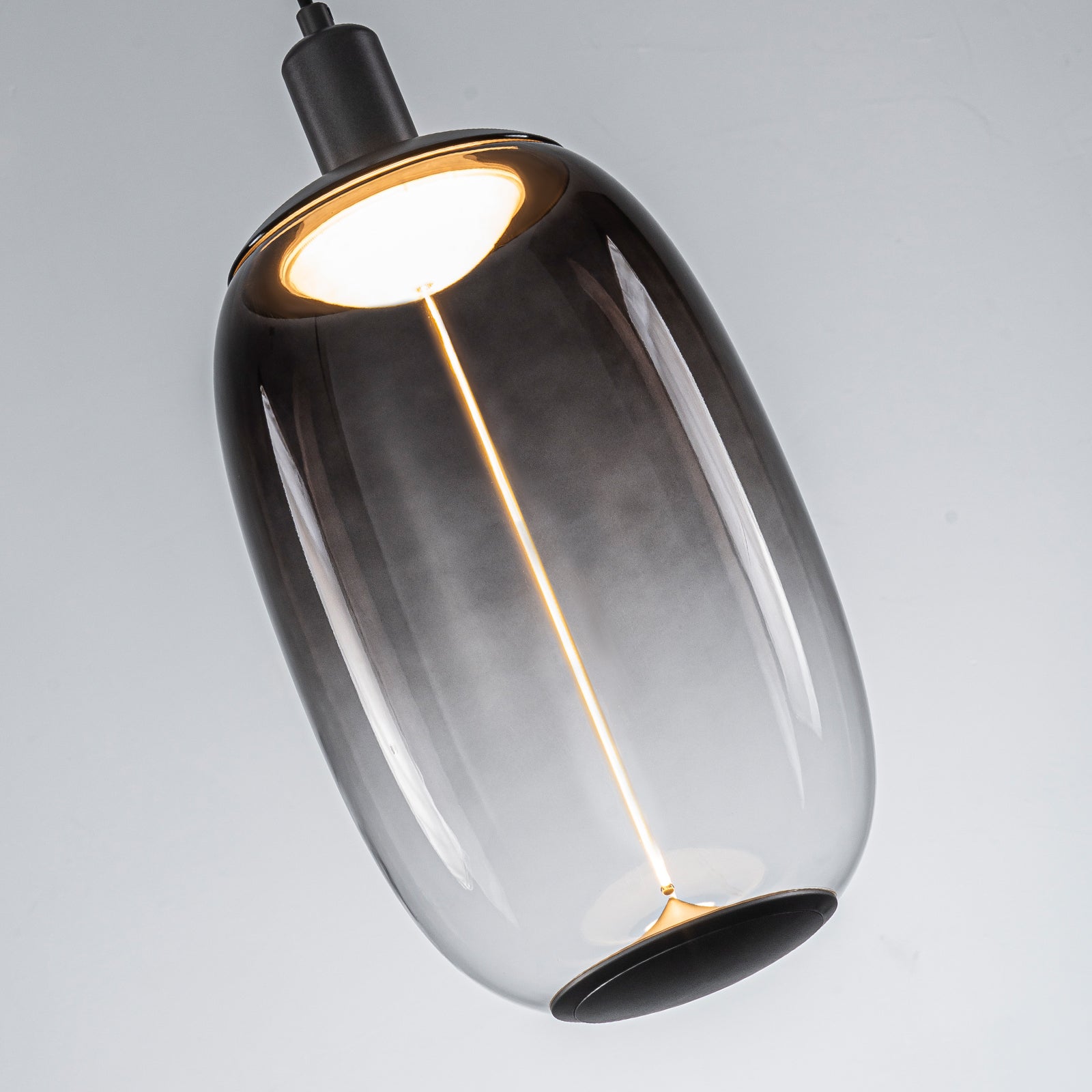 10-Watt 1-Light Modern Dimmable Integrated LED Pendant Light with Drum Shade for Kitchen Island
