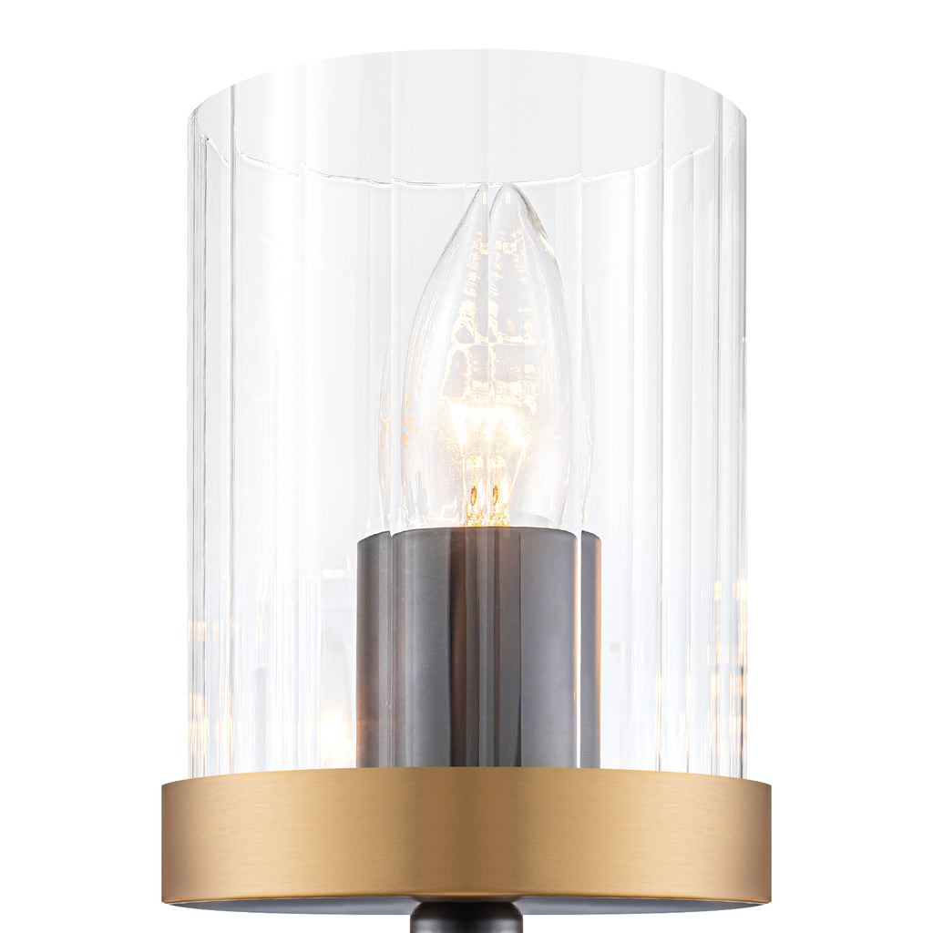 35.24 in. 16-Light Modern Luxury Black Gold Iron Chandelier Pendant Lighting with Glass Shades for Living Room, Dining