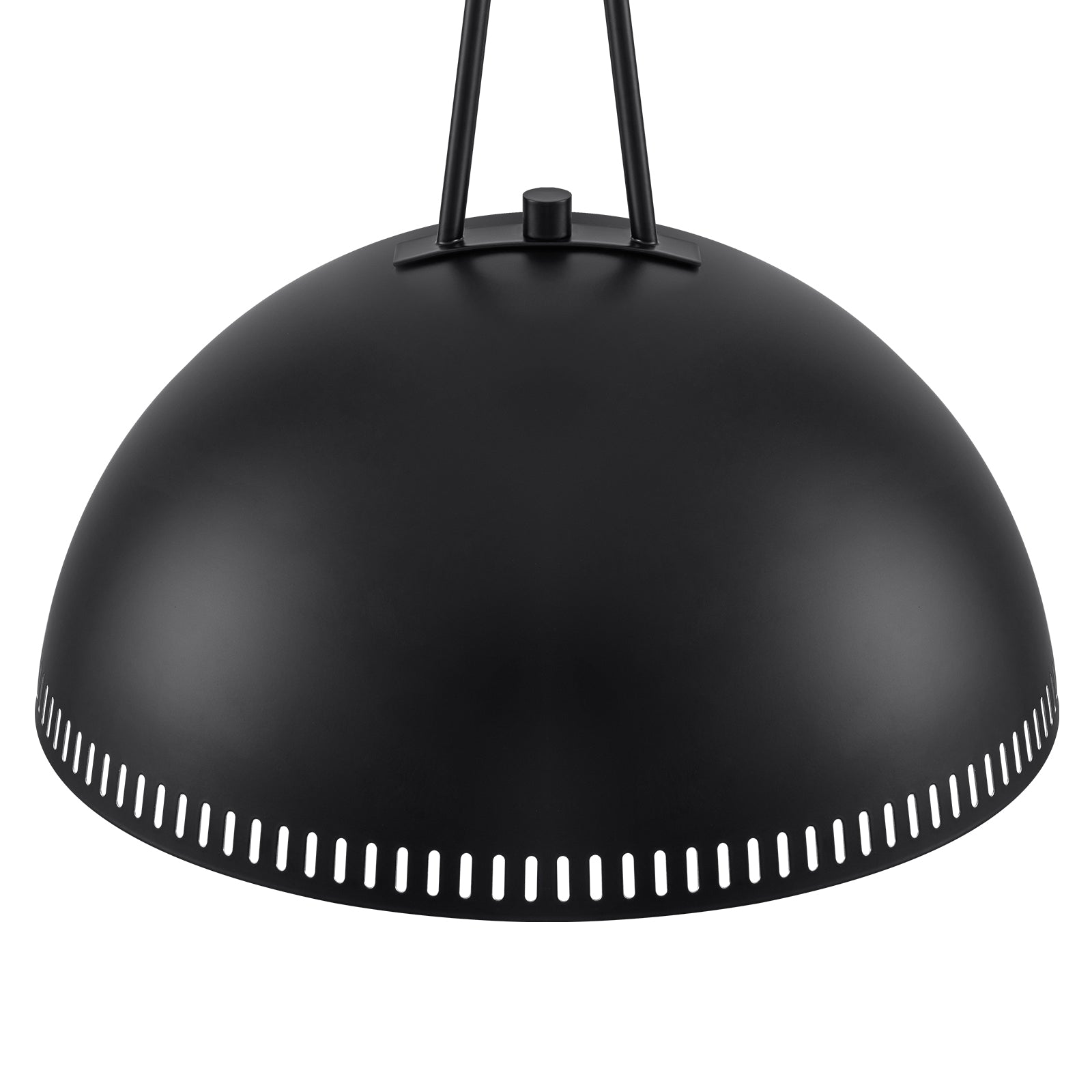 15.75 in. 3-Light Vintage Industrial Metal Dome Pendant Light Chandelier with Iron Shade for Kitchen, Dining