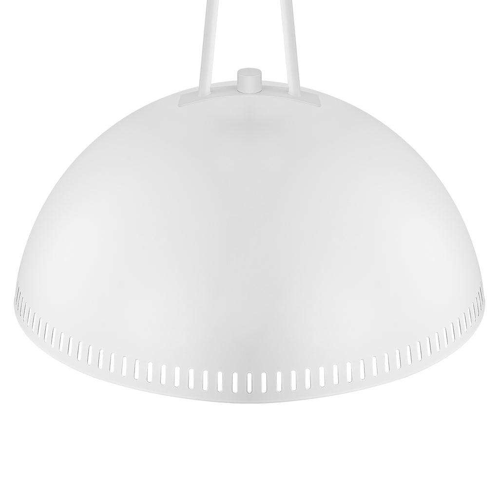 15.75 in. 3-Light Vintage Industrial Metal Dome Pendant Light Chandelier with Iron Shade for Kitchen, Dining