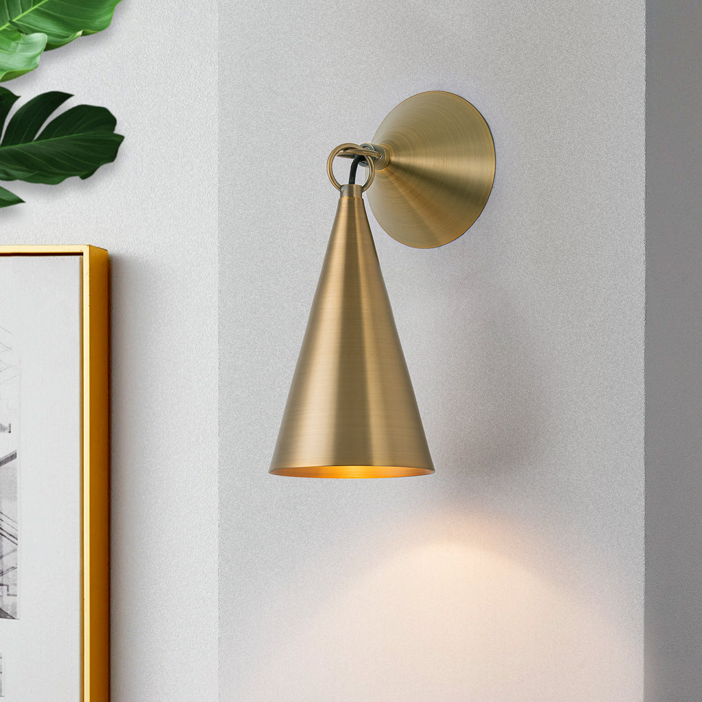 Antique Brass White Ceramic Wall Sconce | SKU 81010000076538 | A81010000076538 (1).jpg