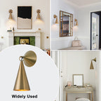 Antique Brass White Ceramic Wall Sconce | SKU 81010000076538 | A81010000076538 (7).jpg