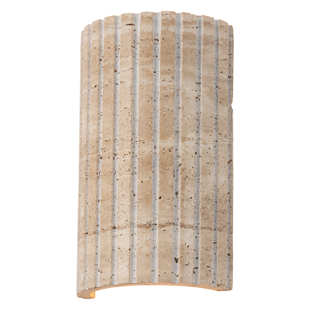 Matte Black Matte White Travertine Wall Sconce | SKU 81010000077948 | A81010000077948 (14).jpg