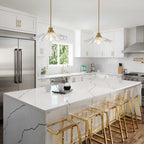 Gold Natural Brass Clear Glass Ceramic Single Pendant Light | SKU 81010000082058 | A81010000082058 (3).jpg