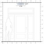 Matte White White Frosted Glass Ceramic Flush Mount Ceiling Light | SKU 81010000083148 | A81010000083148 (2).jpg