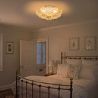 Matte White White Frosted Glass Ceramic Flush Mount Ceiling Light | SKU 81010000083148 | A81010000083148 (5).jpg