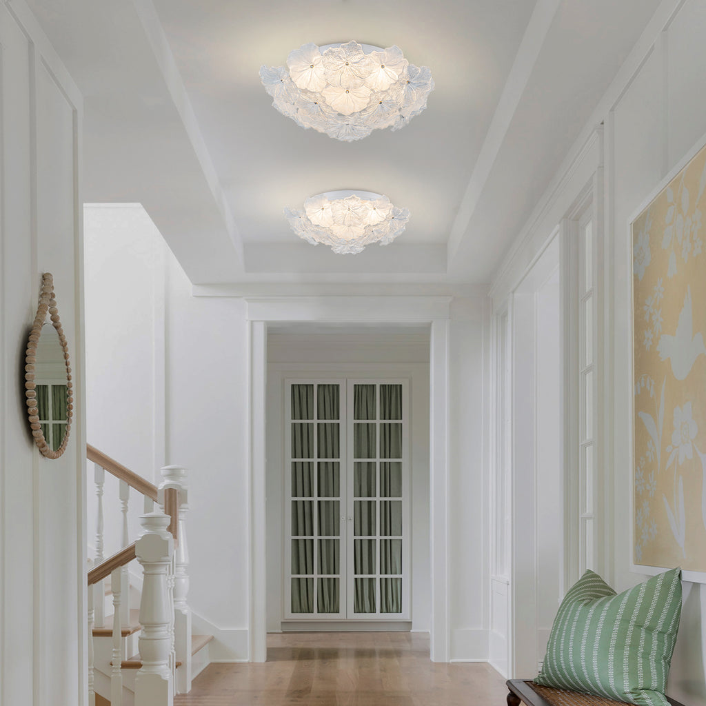 Matte White White Frosted Glass Ceramic Flush Mount Ceiling Light | SKU 81010000083148 | A81010000083148 (6).jpg