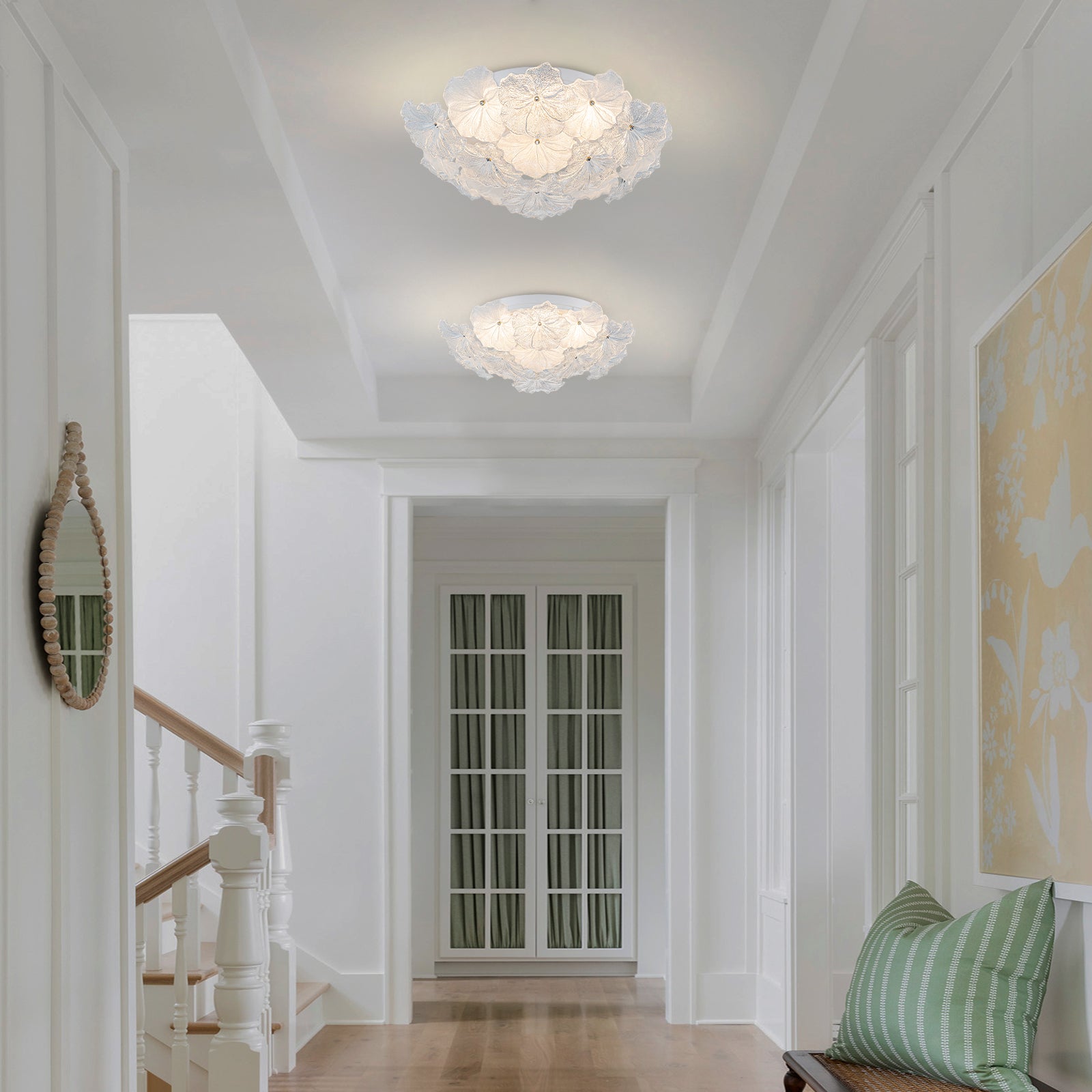 Matte White White Frosted Glass Ceramic Flush Mount Ceiling Light | SKU 81010000083148 | A81010000083148 (6).jpg