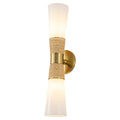 Natural Brass White Opal Glass Ceramic Wall Sconce | SKU 81010000083238 | A81010000083238 (10).jpg