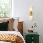 Natural Brass White Opal Glass Ceramic Wall Sconce | SKU 81010000083238 | A81010000083238 (2).jpg
