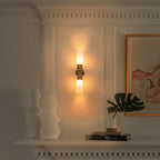 Natural Brass White Opal Glass Ceramic Wall Sconce | SKU 81010000083238 | A81010000083238 (3).jpg