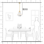 Natural Brass White Ceramic Cone Pendant Light | SKU 81010000083258 | A81010000083258 (8).jpg