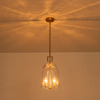 Natural Brass White Clear Glass Wood 2-Light Bell Pendant Light | SKU 81010000086458 | A81010000086458 (1).jpg