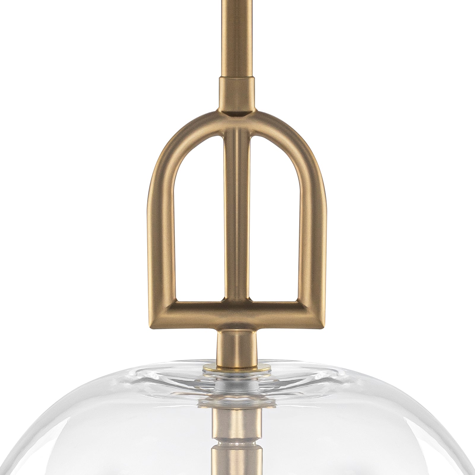 Natural Brass White Clear Glass Wood 2-Light Bell Pendant Light | SKU 81010000086458 | A81010000086458 (6).jpg