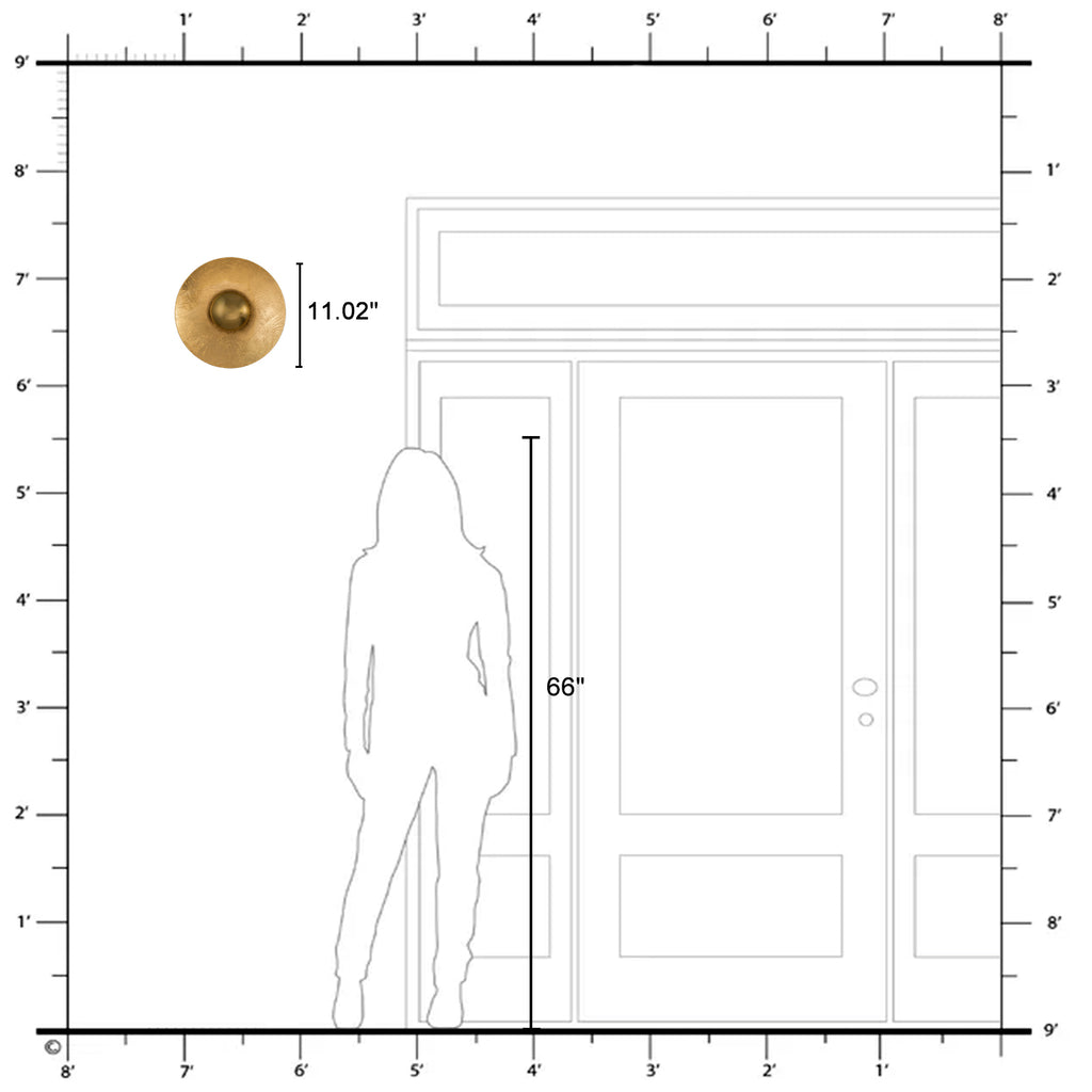 Gold Natural Brass Wall Sconce | SKU 81010000087728 | A81010000087728 (2).jpg