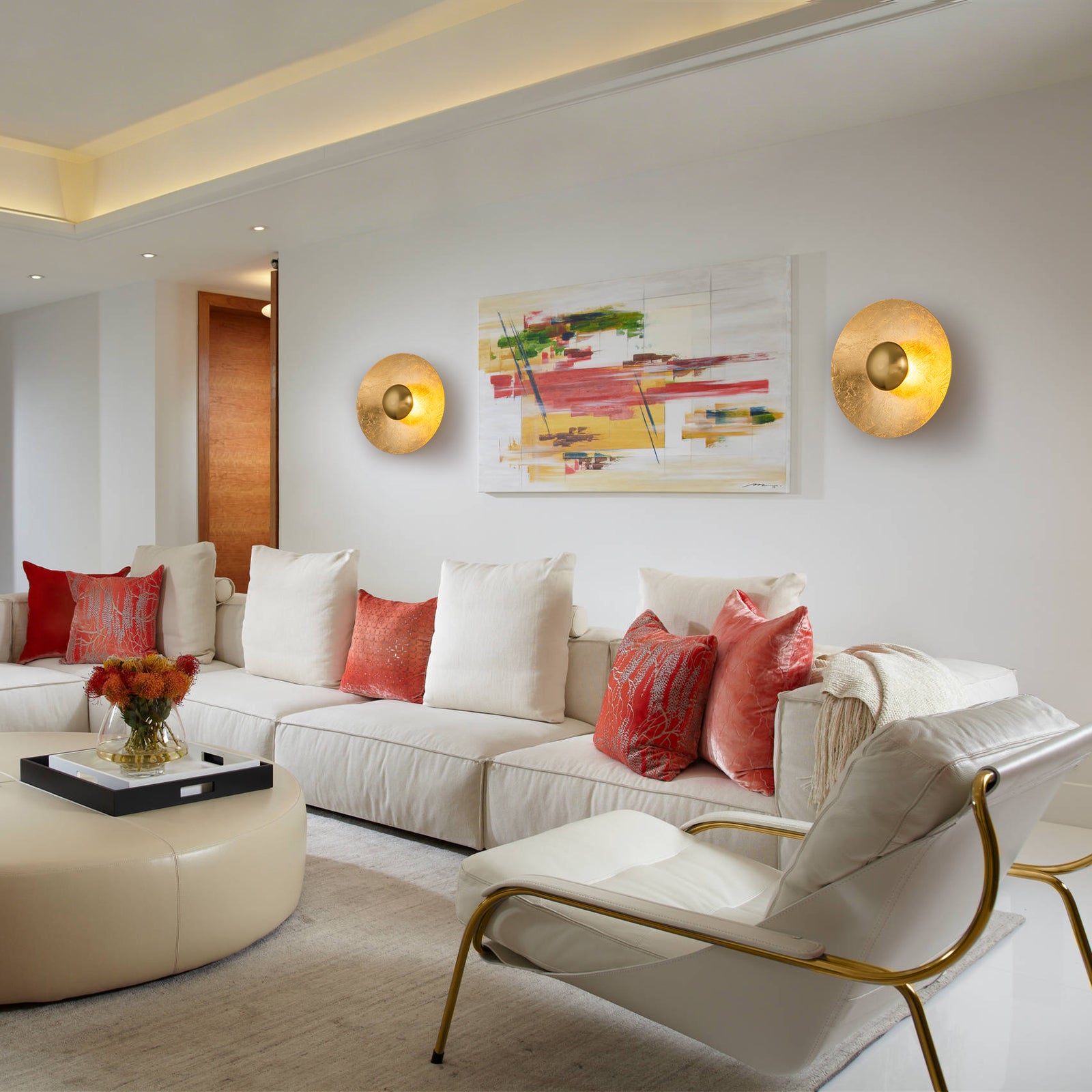 Gold Natural Brass Wall Sconce | SKU 81010000087728 | A81010000087728 (5).jpg